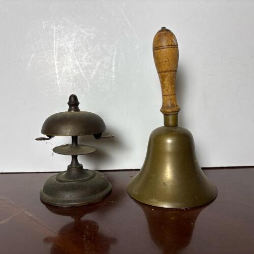 Vintage Hand Bell & Desk Call Bell