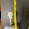 Capodimonte Style Table Lamp with Raised Butterfly Motif - 7
