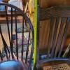 Antique Side Chairs and Ladder Back Rocker - 4