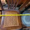 Antique Side Chairs and Ladder Back Rocker - 5