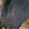 Joe's Genuine Leather Shearling Vest and Blue Suede Fringed Vest - 6