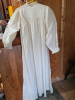 Victorian-Style White Cotton Nightgown With Lace Trim - 4