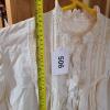 Victorian-Style White Cotton Nightgown With Lace Trim - 5