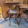 Victorian-Style Side Tables with Lower Shelves - 2