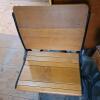 Vintage School Desk Set and Bench - 4