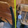 Vintage School Desk Set and Bench - 7