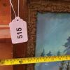 Framed Winter Landscape Painting in Rustic-Style Frame 25" x 21" - 7