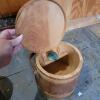 Wooden Buckets and Lidded Firkin with Camp Sycamore Style - 4