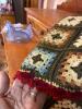 Handmade Multicolor Granny Square Crochet Afghan Blanket - 3