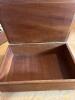 Wooden Hinged Rectangular Storage Box - 2