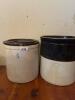 Stoneware Crocks -Two Large - 11