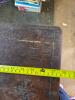Primitive Drop Leaf Wooden Table with Drawer - 5