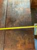 Primitive Drop Leaf Wooden Table with Drawer - 7
