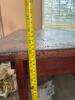 Primitive Drop Leaf Wooden Table with Drawer - 10