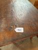 Primitive Drop Leaf Wooden Table with Drawer - 11