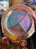 Iridescent Marigold-Style Carnival Glass Dinnerware Set - 2