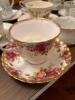 Collection of Floral Porcelain Teacups and Saucers - 2