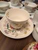Collection of Floral Porcelain Teacups and Saucers - 5