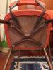 Vintage MCM Style Orange Vinyl Dining Chairs - 8