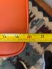 Vintage MCM Style Orange Vinyl Dining Chairs - 10
