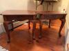 Pair of Queen Anne-Style Mahogany Side Tables