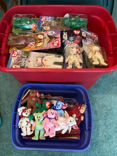 Ty Beanie Babies and Teenie Beanie Babies Lot