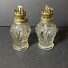 Pair of Miniature Glass Oil Lamps