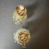 Pair of Miniature Glass Oil Lamps - 2
