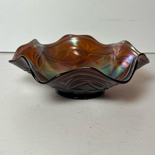 Westmoreland Glass Bowl with Ruffled Rim