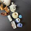Miniature Japanese Porcelain and Ceramic Figurines Assortment - 3