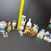 Miniature Japanese Porcelain and Ceramic Figurines Assortment - 13