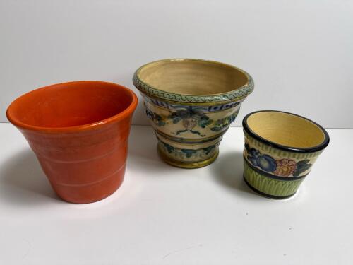 Vintage Ceramic Flower Pots