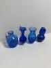 Blue Glass Small Pitcher Collection - 2