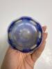 Cut to Clear Cobalt Blue Bohemian-Style Glass Vase - 3