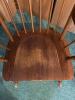 Windsor-Style Wooden Rocking Chair With Patriotic Motif - 4