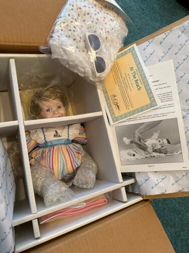 Danbury Mint At The Beach Porcelain Doll