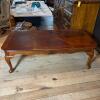 Queen Anne-Style Wooden Coffee Table - 2