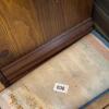 Floral Blue-Fringed Machine-Made Acrylic Rug, 21"x33" - 5