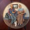Pair of Rustic 3D Decorative Wall Plates - 3