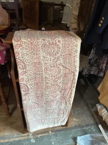 Vintage Indian Block Print Bedspread