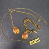 Elvis Presley Gold-Tone Photo Necklace and Bracelet Jewelry Set - 5