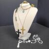 Religious Jewelry With Multiple Crosses - 2