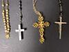 Sterling Silver Crystal Bead Rosary with Crucifix and Four Additional Rosaries - 5