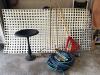Garden Tools, Lattice, Birdbath, Hose, Storage Hanger, Tomato Cages & Sprinkler
