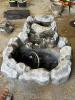 Artificial Rock Outdoor Fountain with Pump