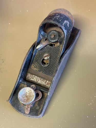 Vintage Block Plane with Metal Body