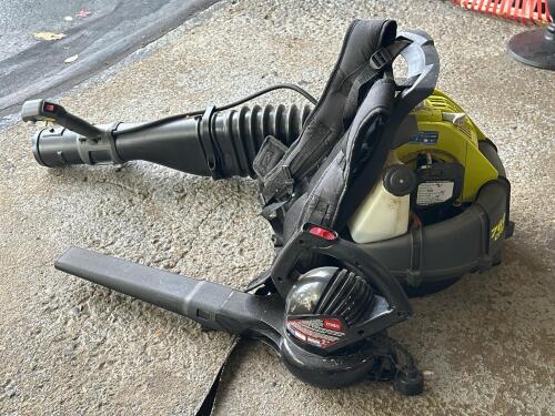 Ryobi Backpack Blower and Toro Power Sweep Leaf Blower