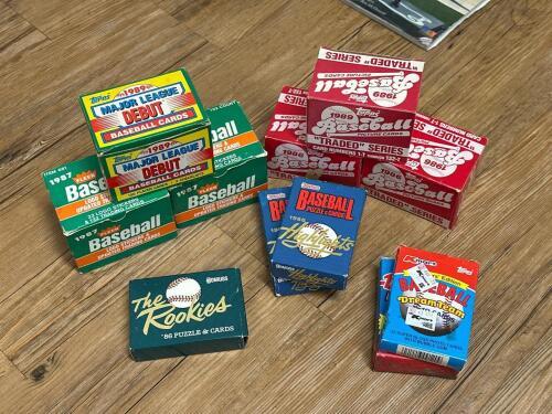 Baseball Card Boxes: Topps Traded Series, Donruss Rookies, Fleer Update