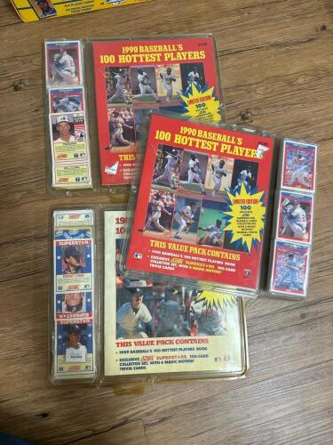 Score 100 Hottest Players Baseball Card Sets 1989 and 1990