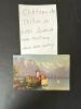 4.5" x 3" Hand-Painted View of Ch&acirc;teau de Chillon on Lake Geneva
